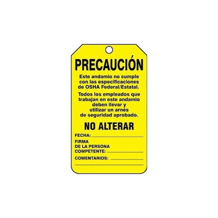 Accuform Danger, PF-Cardstock, 3-1/4 in Width, 1/4 in Height, , 25 PK SHTSS102PTP